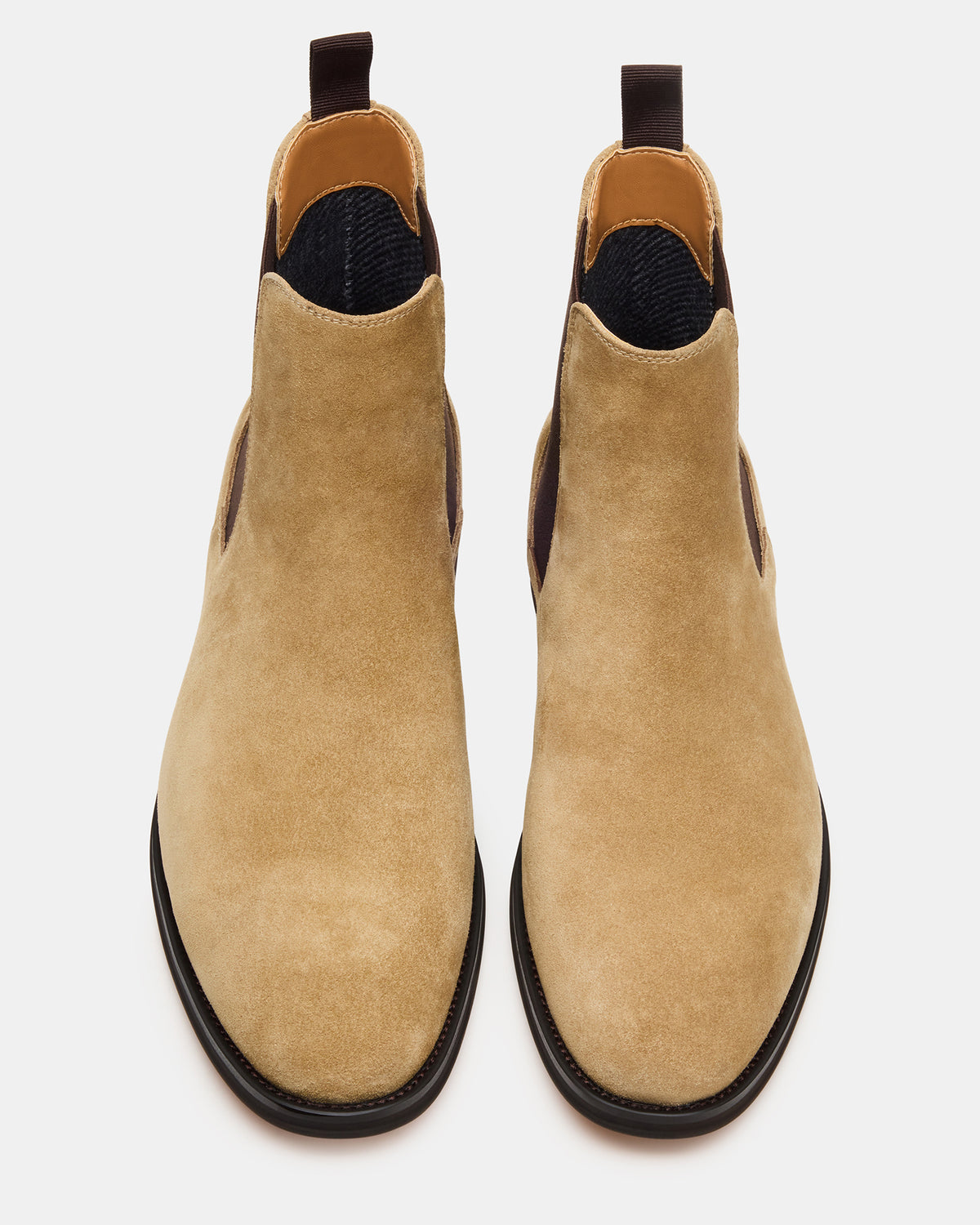 ALDAIR Taupe Suede Chelsea Men's Ankle Boot | Steve Madden online