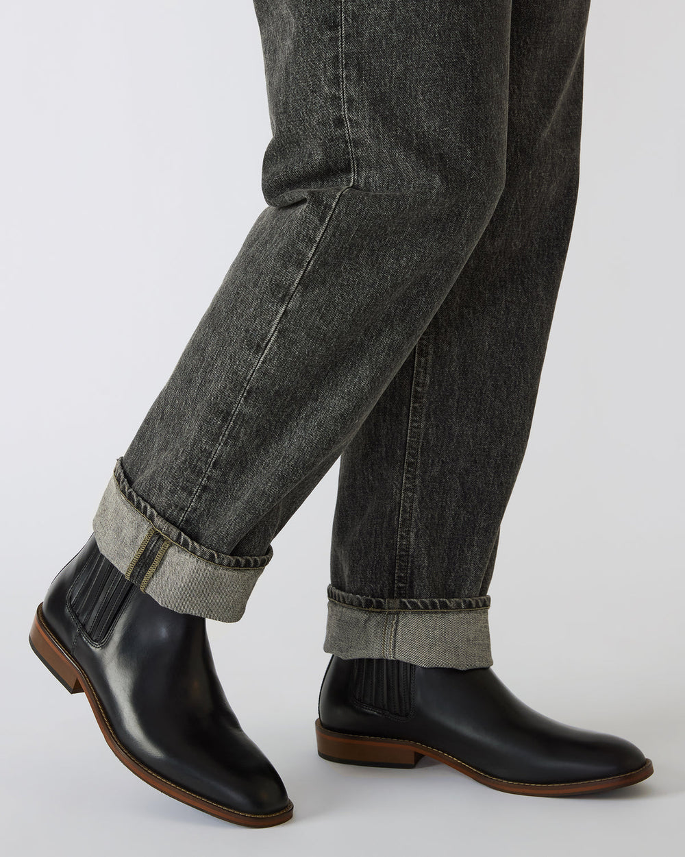 RYKER Black Chelsea Men's Ankle Boot | Steve Madden US