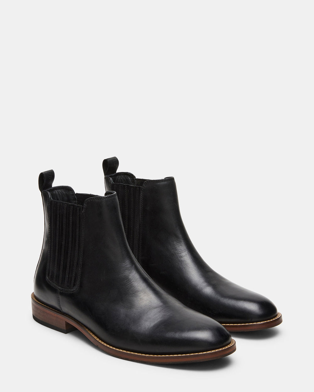 RYKER Black Chelsea Men's Ankle Boot | Steve Madden US
