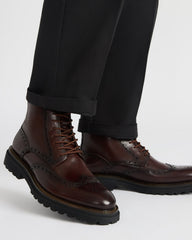 KODA Dark Brown Lace-Up Men's Ankle Boot | Steve Madden near me