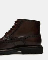KODA Dark Brown Lace-Up Men's Ankle Boot | Steve Madden near me