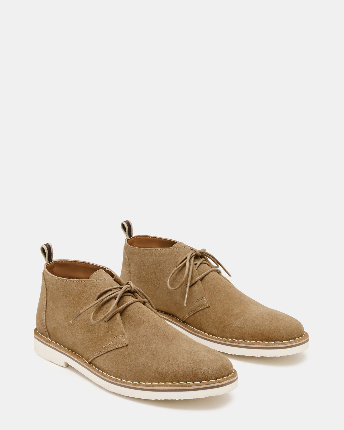 HERO Cognac Suede Lace-Up Ankle Men's Boots | Steve Madden Sale
