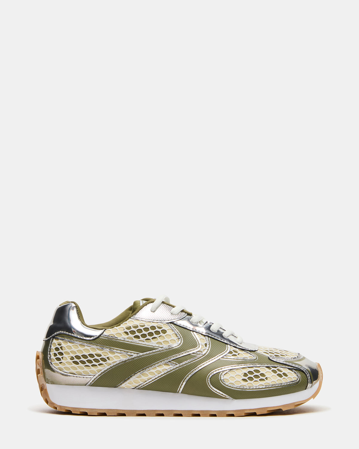 XYLO Green Low-Top Lace-Up Men's Sneakers | Steve Madden discount