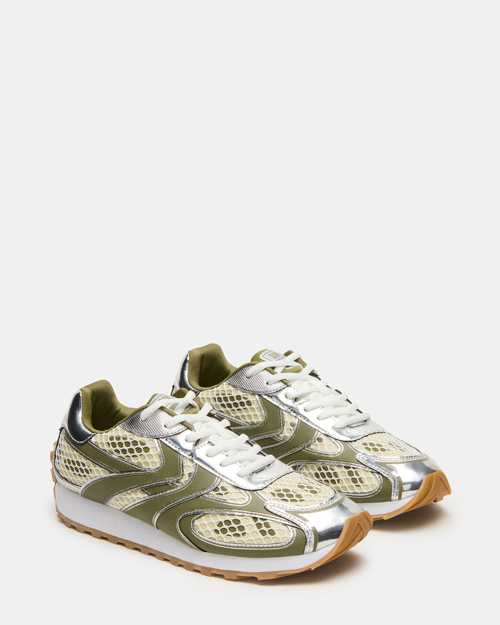XYLO Green Low-Top Lace-Up Men's Sneakers | Steve Madden discount