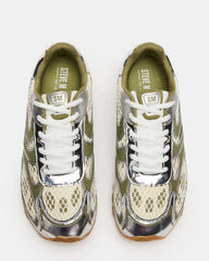 XYLO Green Low-Top Lace-Up Men's Sneakers | Steve Madden discount