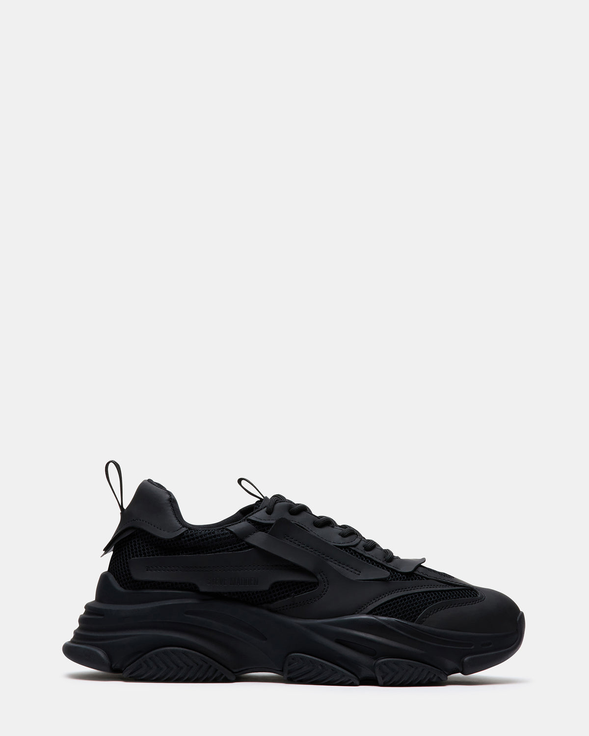 POSSESS Black Low-Top Lace-Up Men's Sneaker | Steve Madden online