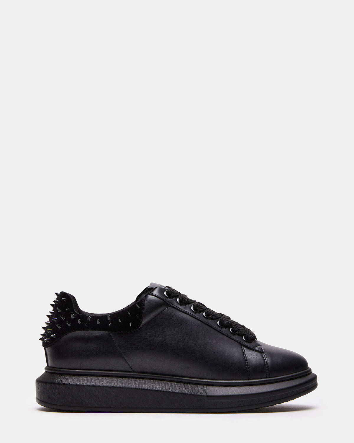 FROSTING Black Velvet Men's Low-Top Lace-Up Sneaker | Steve Madden US