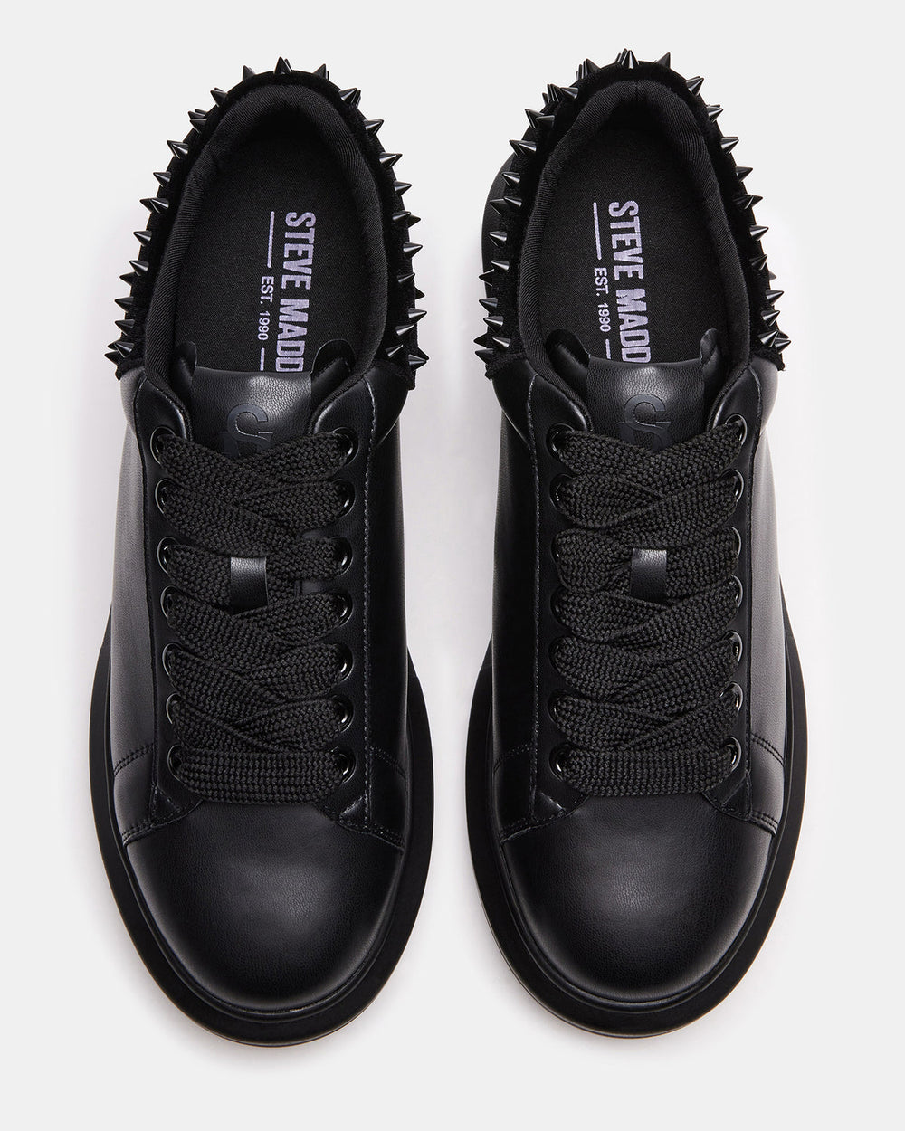 FROSTING Black Velvet Men's Low-Top Lace-Up Sneaker | Steve Madden US