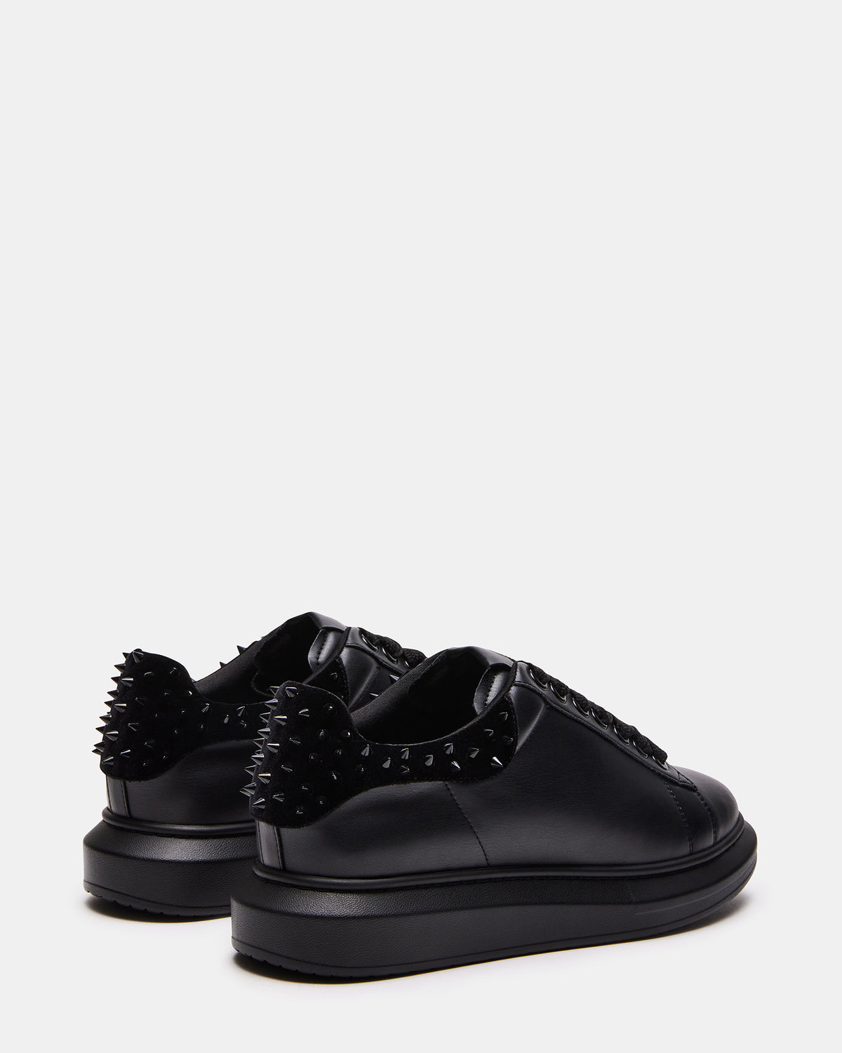 FROSTING Black Velvet Men's Low-Top Lace-Up Sneaker | Steve Madden US