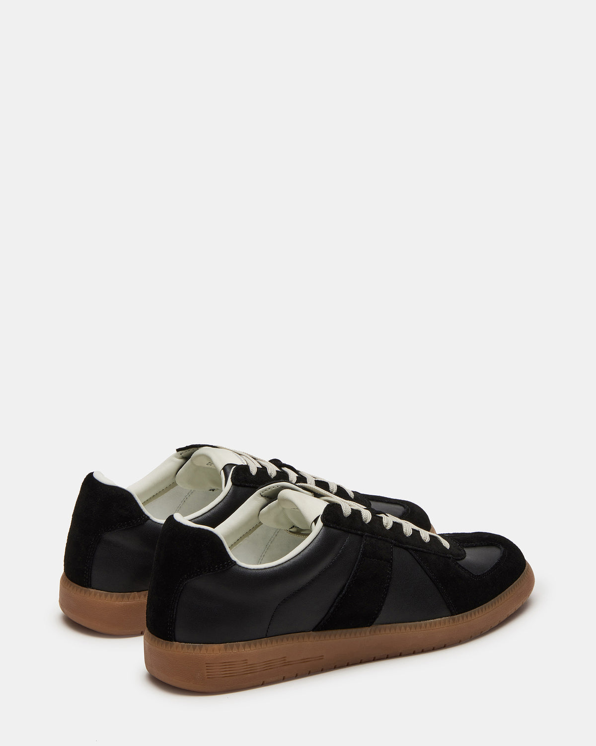 DIXON Black Leather Low-Top Panel Men's Sneaker | Steve Madden outlet