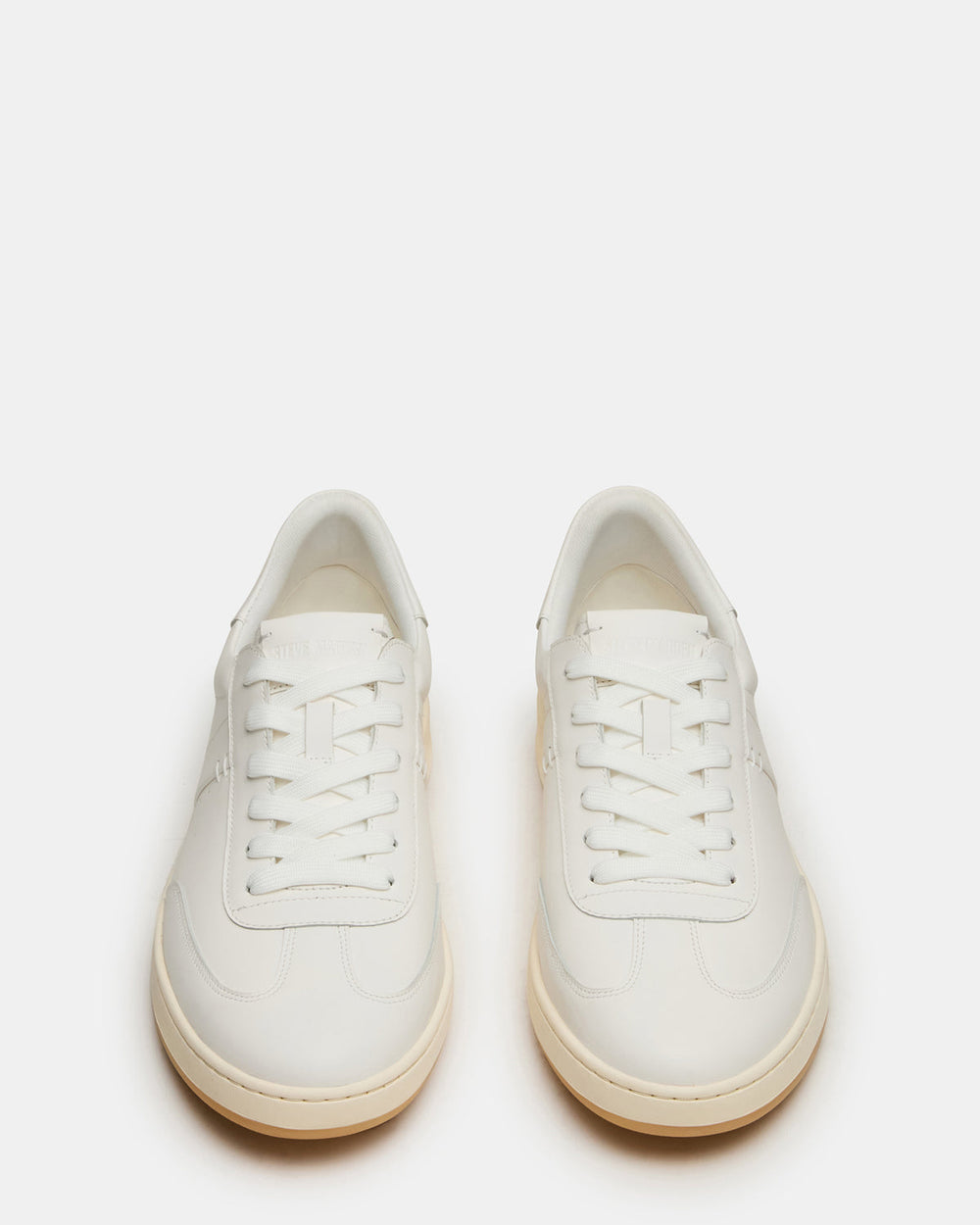 DYLAN White Low-Top Lace-Up Platform Men's Sneaker | Steve Madden on Sale