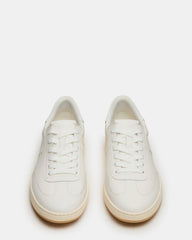 DYLAN White Low-Top Lace-Up Platform Men's Sneaker | Steve Madden on Sale