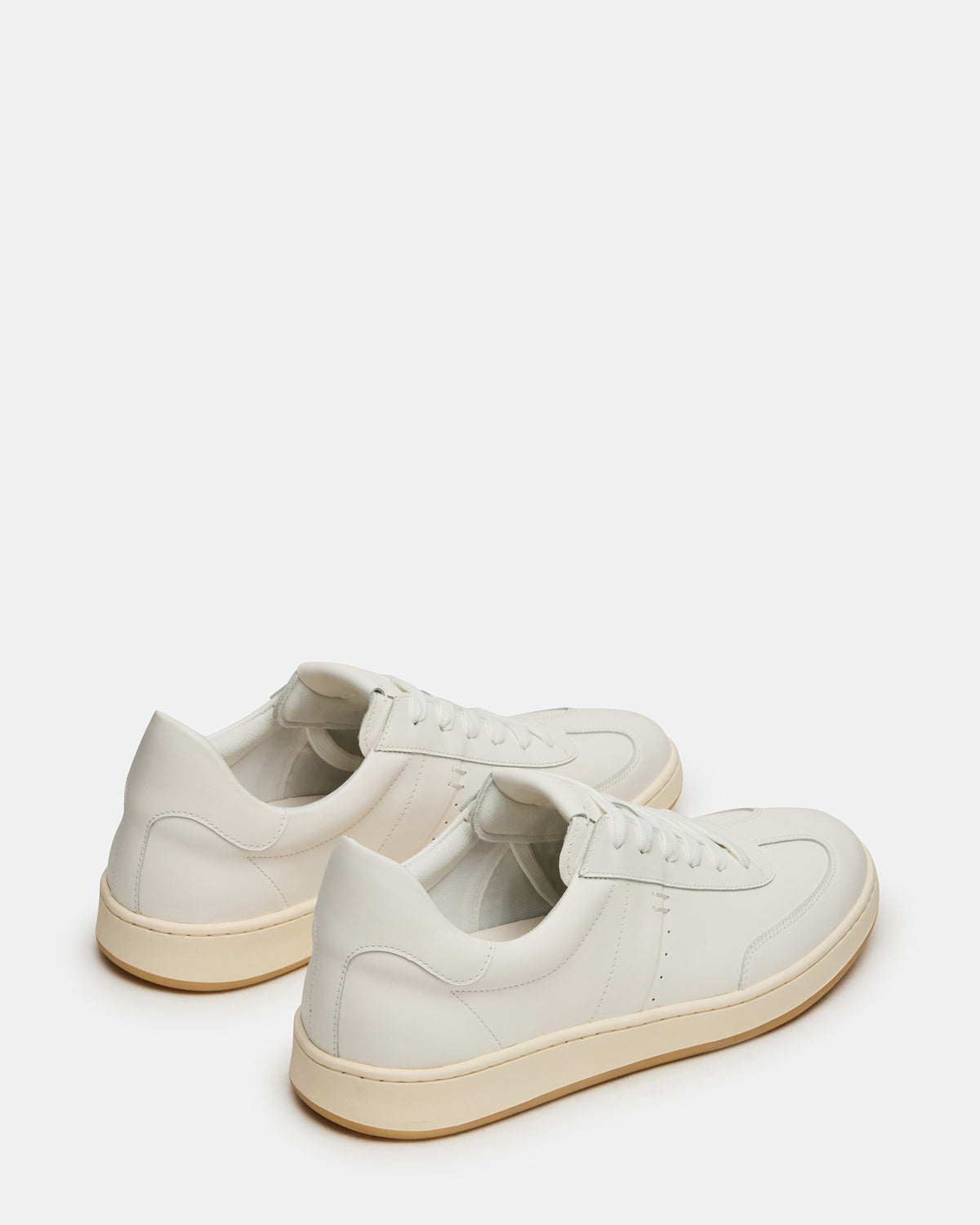 DYLAN White Low-Top Lace-Up Platform Men's Sneaker | Steve Madden on Sale