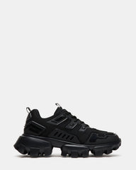 PONCE Black Men's Chunky Sole Lace Up Sneaker | Steve Madden online