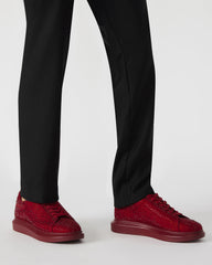 ICEBOX Red Multi Men's Low-Top Lace-Up Sneaker | Steve Madden Sale