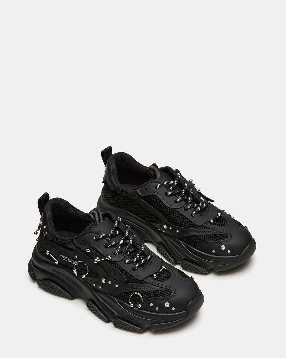 PIERCED Black Low-Top Lace-Up Men's Sneaker | Steve Madden near me