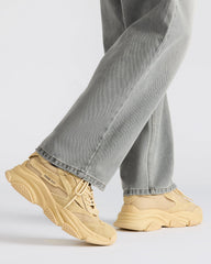 POSSESS Taupe Suede Low-Top Lace-Up Men's Sneaker | Steve Madden discount