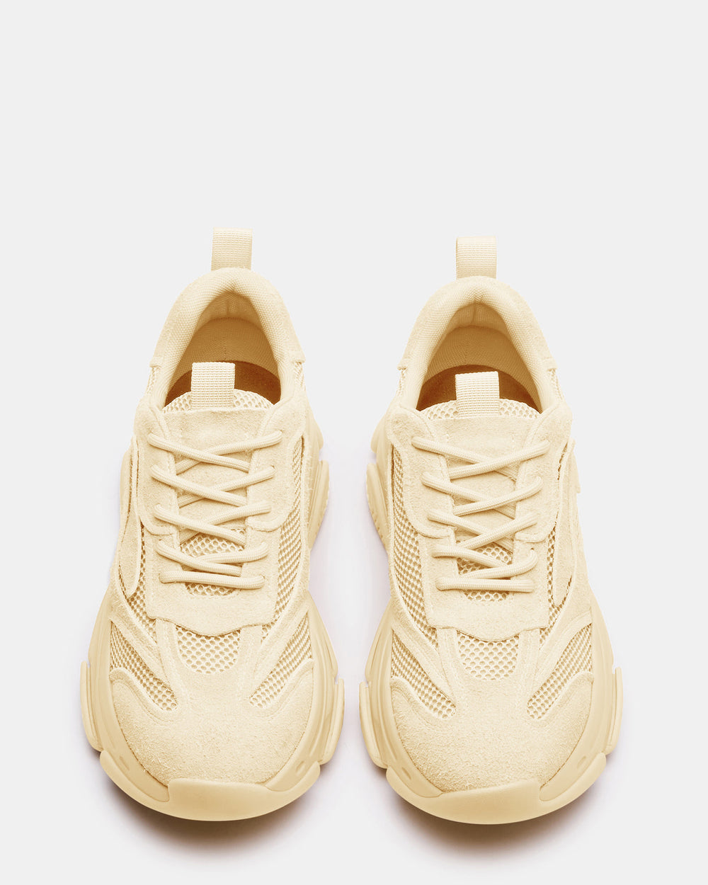 POSSESS Taupe Suede Low-Top Lace-Up Men's Sneaker | Steve Madden discount