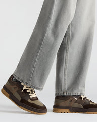 SANCHEZ Brown Multi Low-Top Lace-Up Men's Sneaker | Steve Madden US