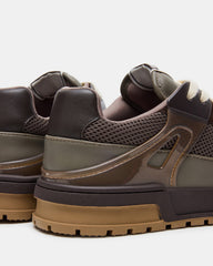 SANCHEZ Brown Multi Low-Top Lace-Up Men's Sneaker | Steve Madden US