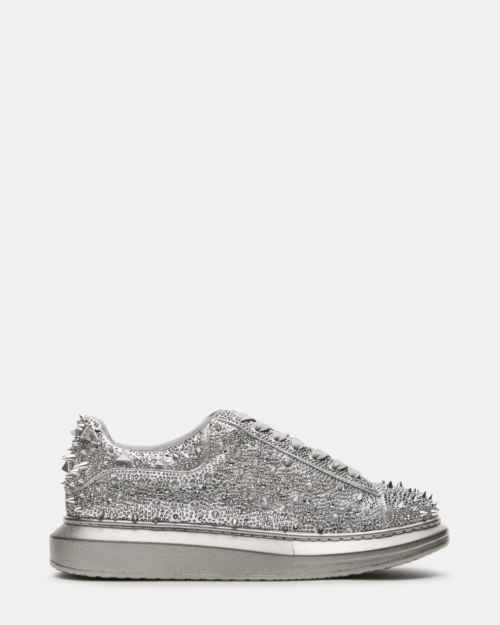 ICEBOX Pewter Metallic Men's Low-Top Lace-Up Sneaker | Steve Madden for Sale