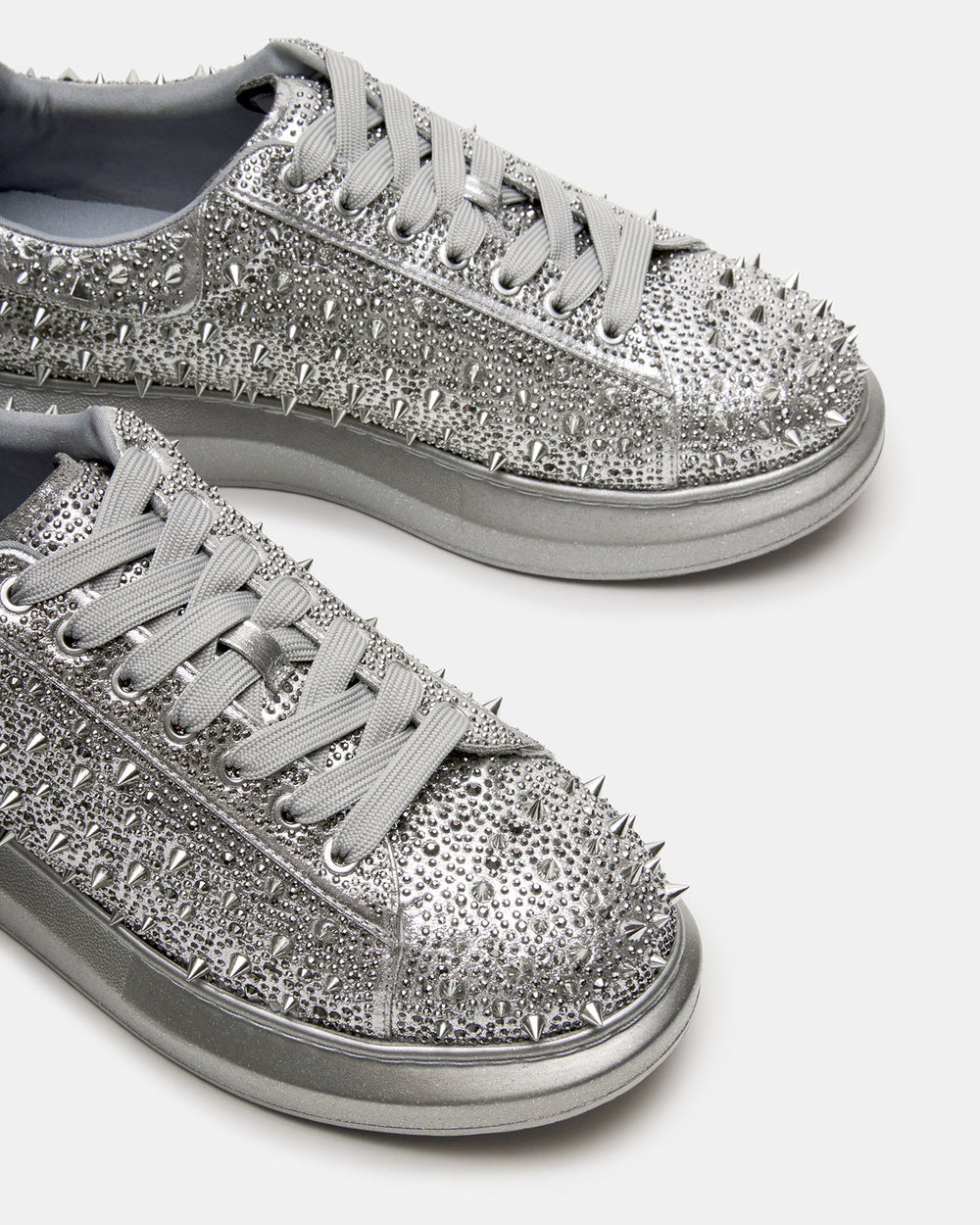 ICEBOX Pewter Metallic Men's Low-Top Lace-Up Sneaker | Steve Madden for Sale