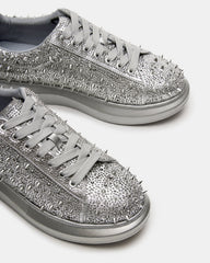 ICEBOX Pewter Metallic Men's Low-Top Lace-Up Sneaker | Steve Madden for Sale