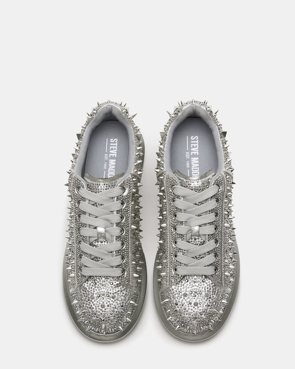 ICEBOX Pewter Metallic Men's Low-Top Lace-Up Sneaker | Steve Madden for Sale