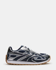 XYLO Blue Low-Top Lace-Up Men's Sneakers | Steve Madden on Sale