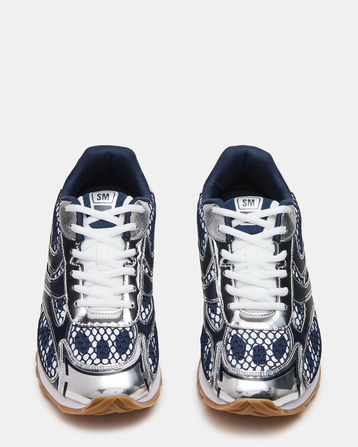 XYLO Blue Low-Top Lace-Up Men's Sneakers | Steve Madden on Sale
