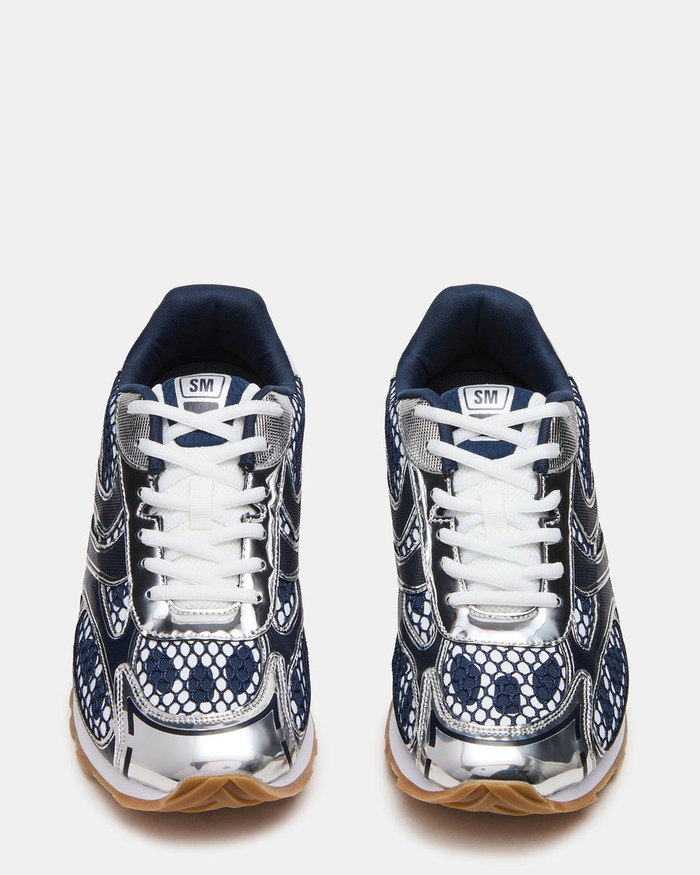 XYLO Blue Low-Top Lace-Up Men's Sneakers | Steve Madden on Sale