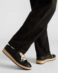PRISMO Black Leather Low-Top Lace-Up Men's Sneaker | Steve Madden near me