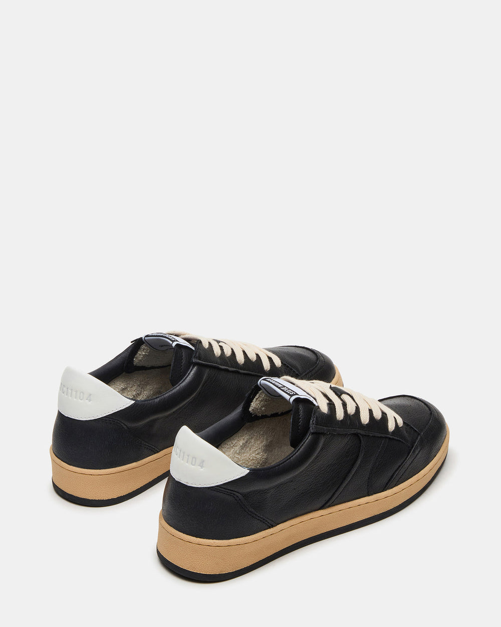 PRISMO Black Leather Low-Top Lace-Up Men's Sneaker | Steve Madden near me