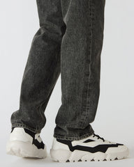 PACE Black/White Low-Top Lace-Up Men's Sneaker | Steve Madden US