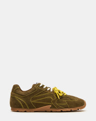 MIDAS Olive Low-Top Lace-Up Men's Sneaker | Steve Madden outlet