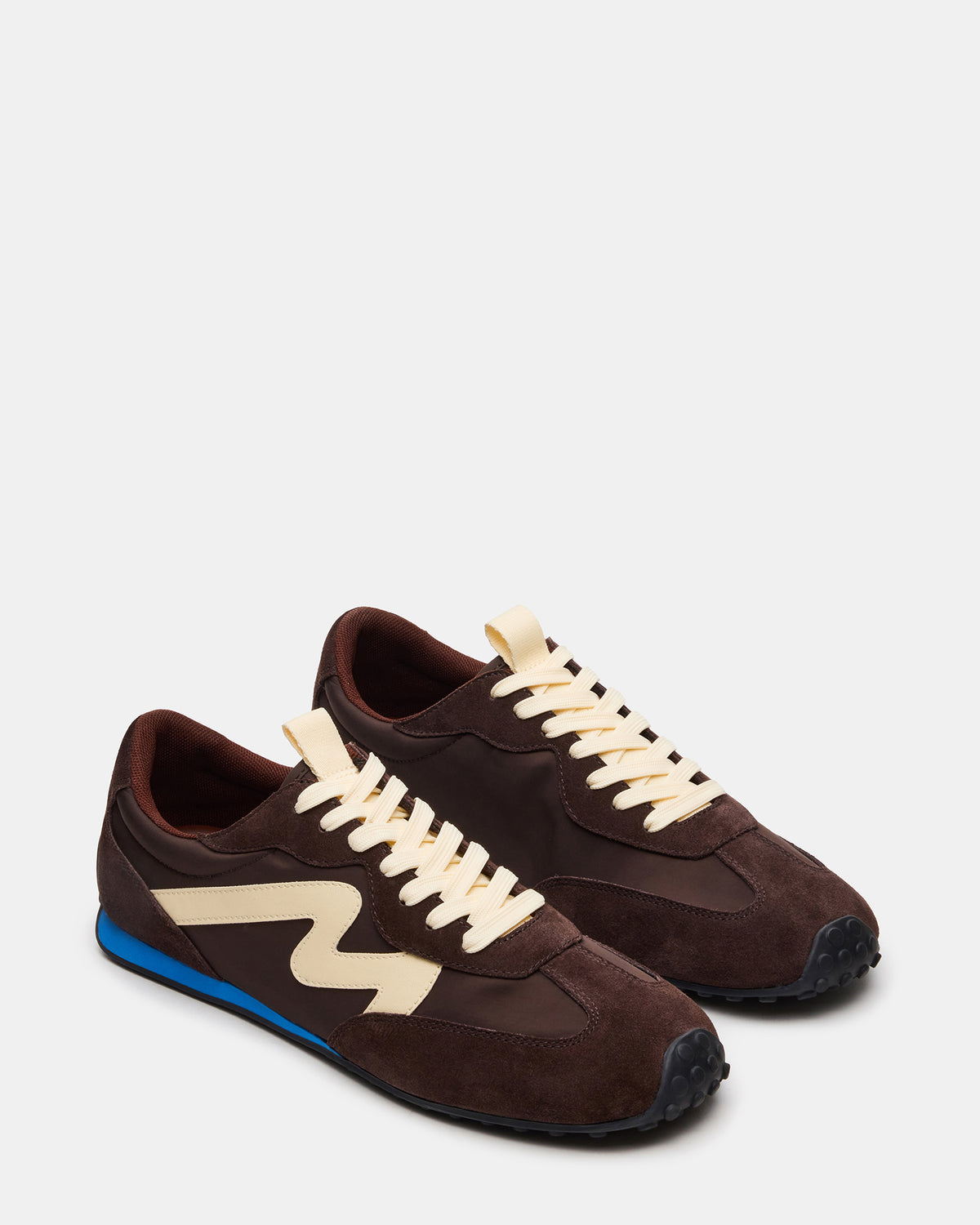 CYRUS Brown Multi Low-Top Lace-Up Men's Sneaker | Steve Madden for Sale