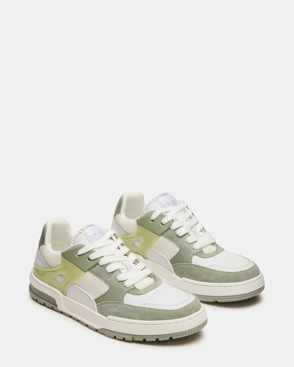 SANCHEZ Green Multi Low-Top Lace-Up Men's Sneaker | Steve Madden discount