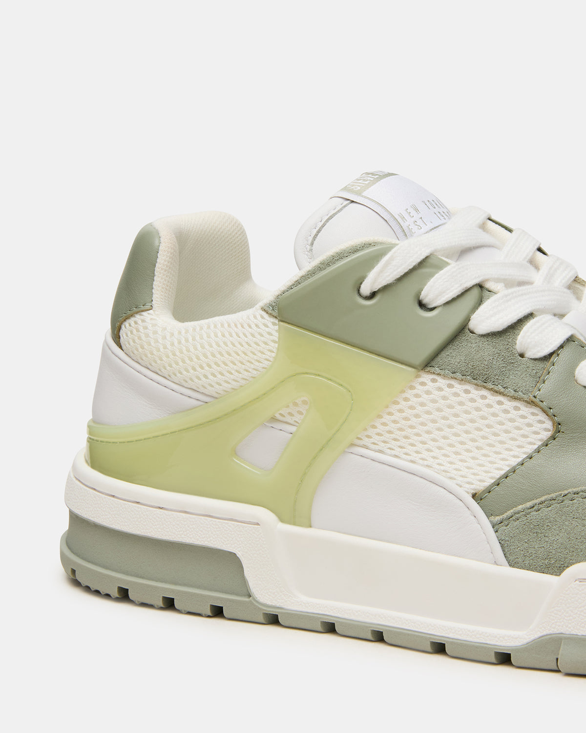 SANCHEZ Green Multi Low-Top Lace-Up Men's Sneaker | Steve Madden discount