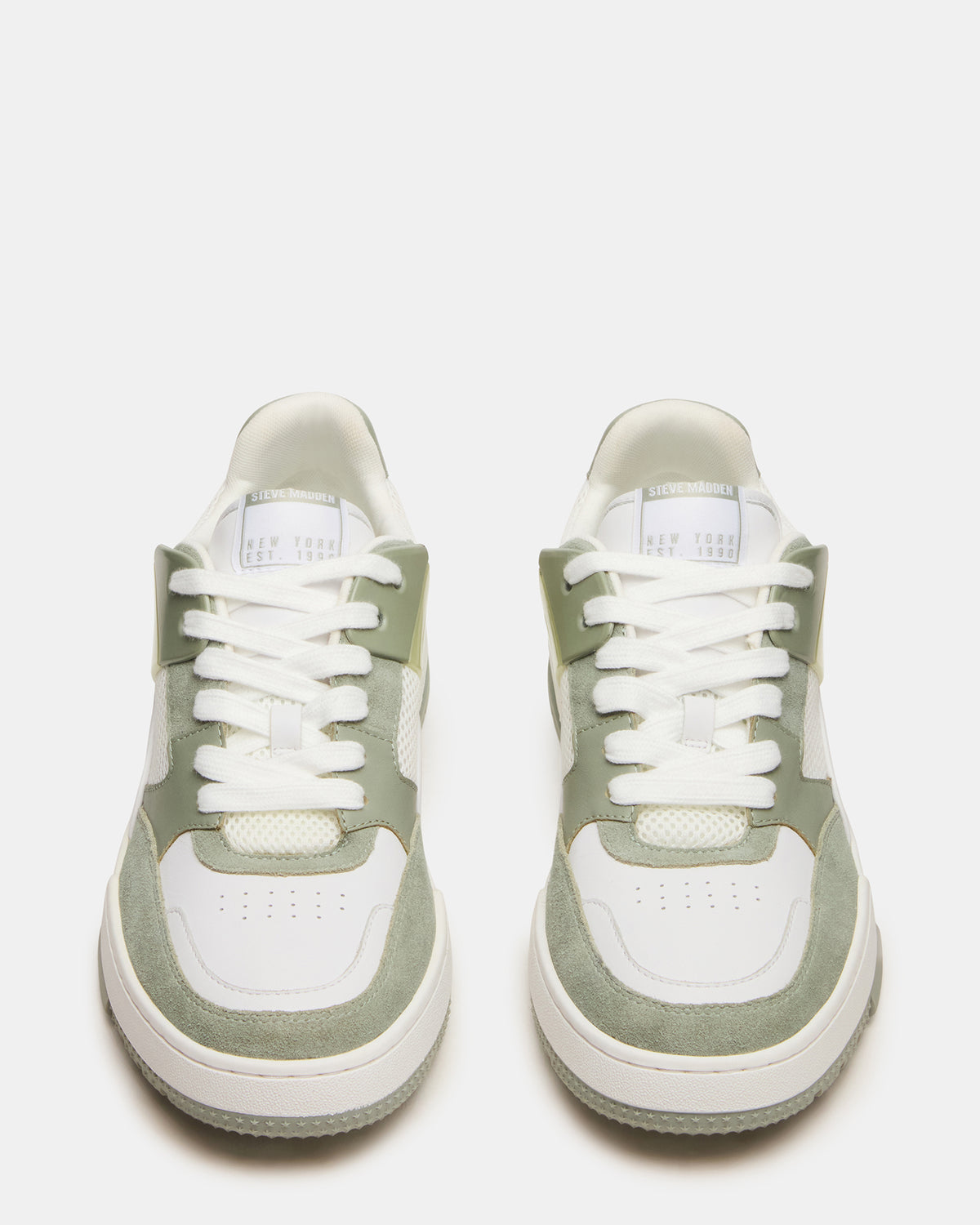 SANCHEZ Green Multi Low-Top Lace-Up Men's Sneaker | Steve Madden discount
