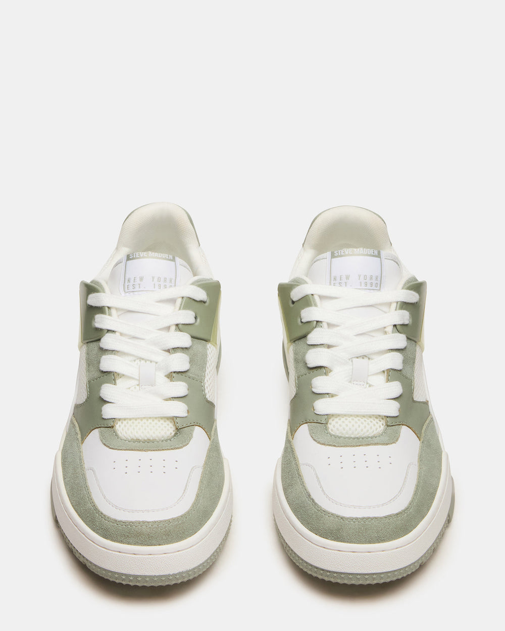 SANCHEZ Green Multi Low-Top Lace-Up Men's Sneaker | Steve Madden discount
