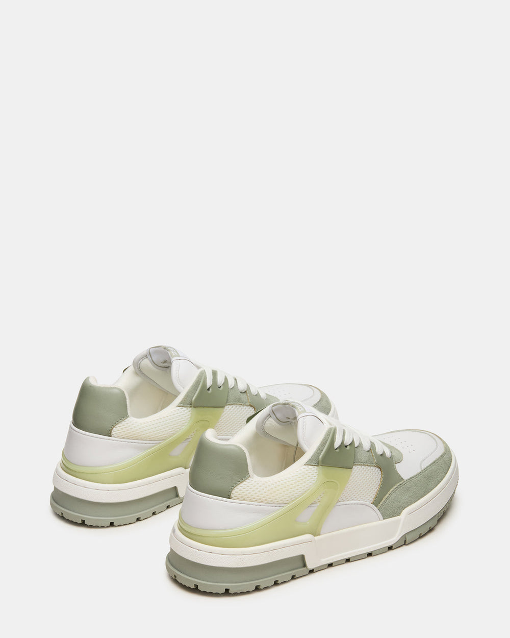 SANCHEZ Green Multi Low-Top Lace-Up Men's Sneaker | Steve Madden discount