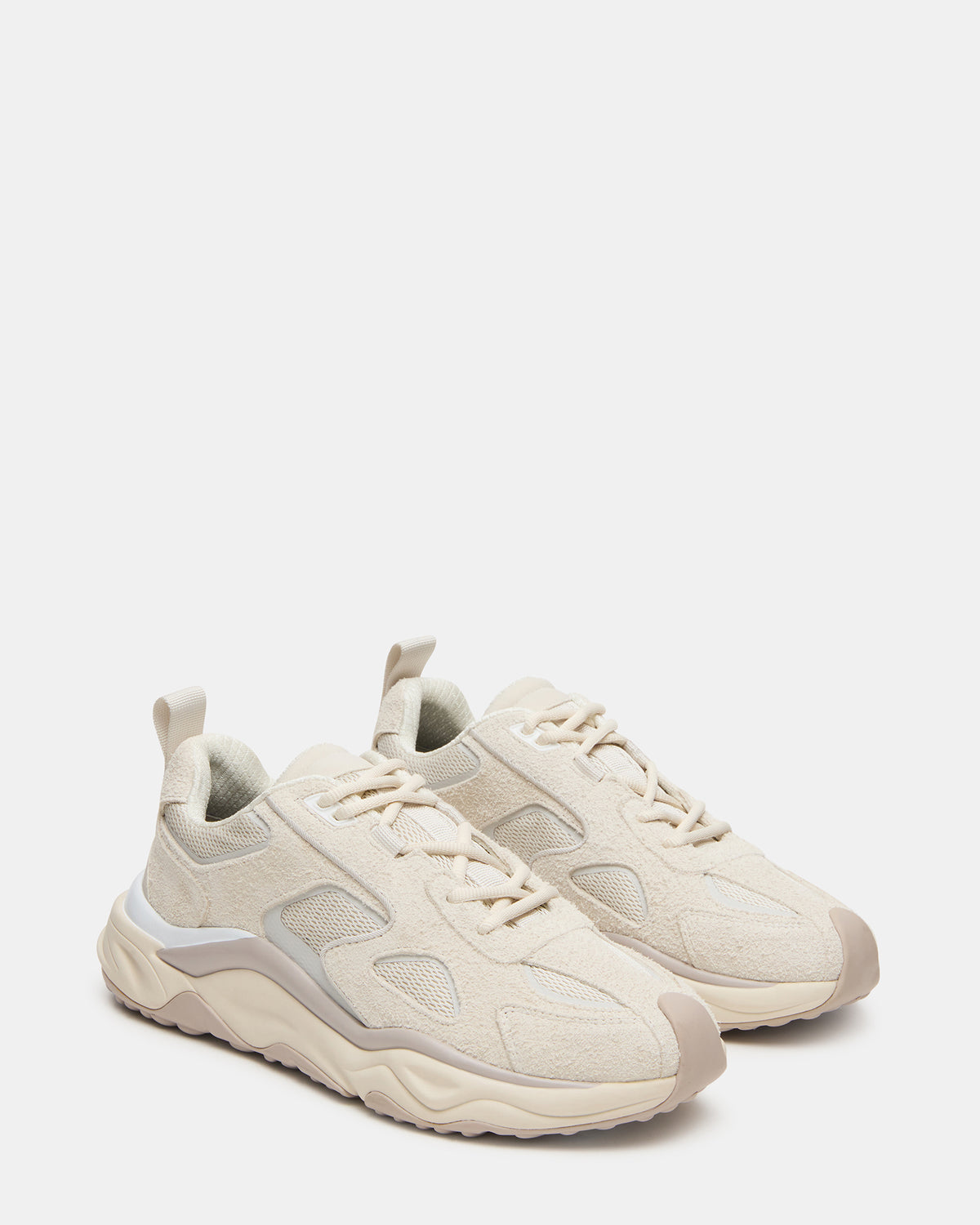 SALVADOR Off-White Low-Top Lace-Up Men's Sneaker | Steve Madden Sale