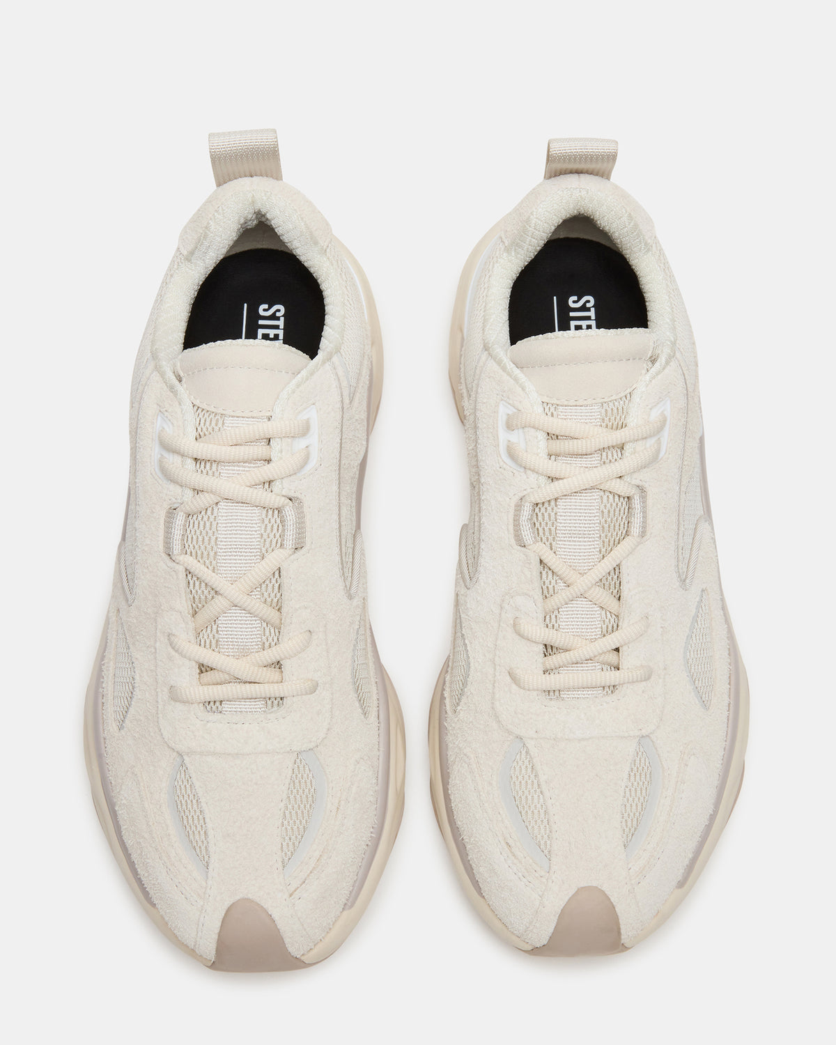 SALVADOR Off-White Low-Top Lace-Up Men's Sneaker | Steve Madden Sale