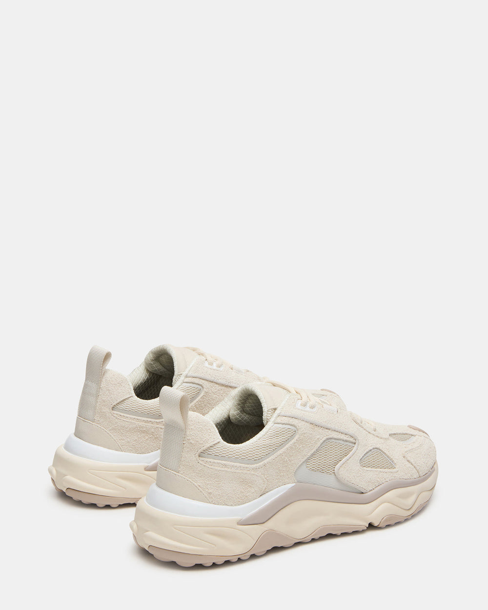 SALVADOR Off-White Low-Top Lace-Up Men's Sneaker | Steve Madden Sale