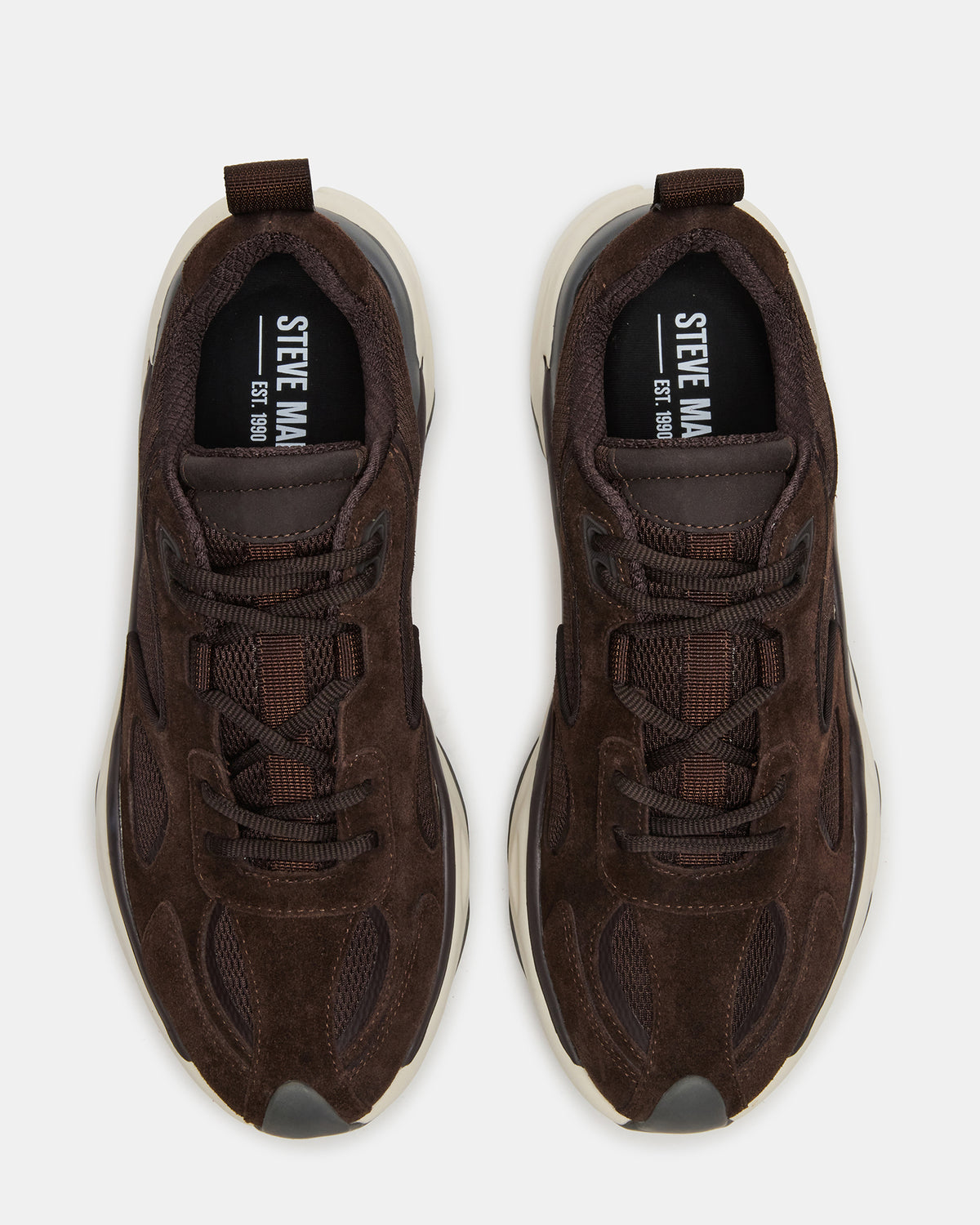 SALVADOR Brown Low-Top Lace-Up Men's Sneaker | Steve Madden discount