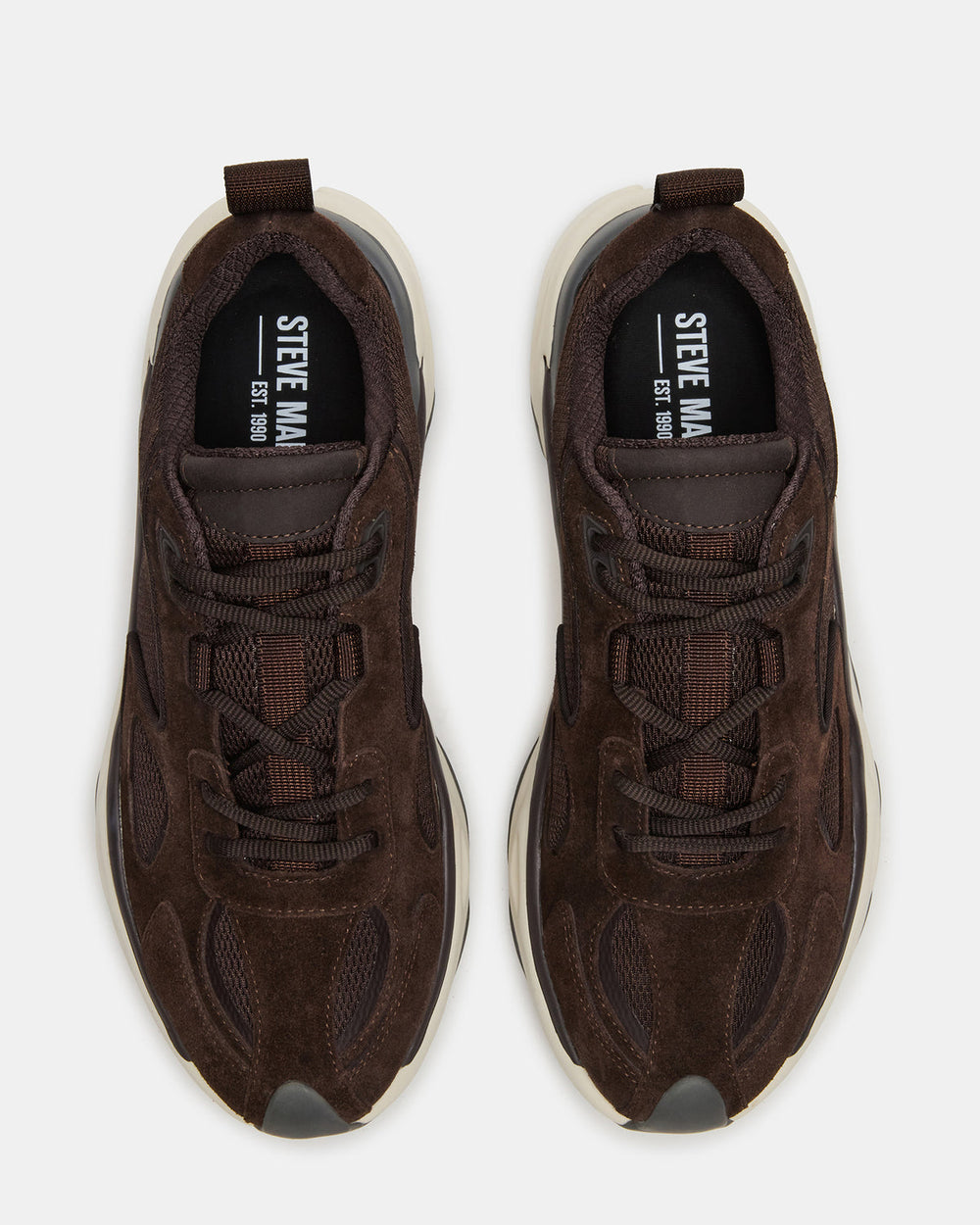 SALVADOR Brown Low-Top Lace-Up Men's Sneaker | Steve Madden discount