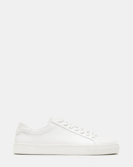 BONDD White Leather Low-Top Men's Sneaker | Steve Madden US