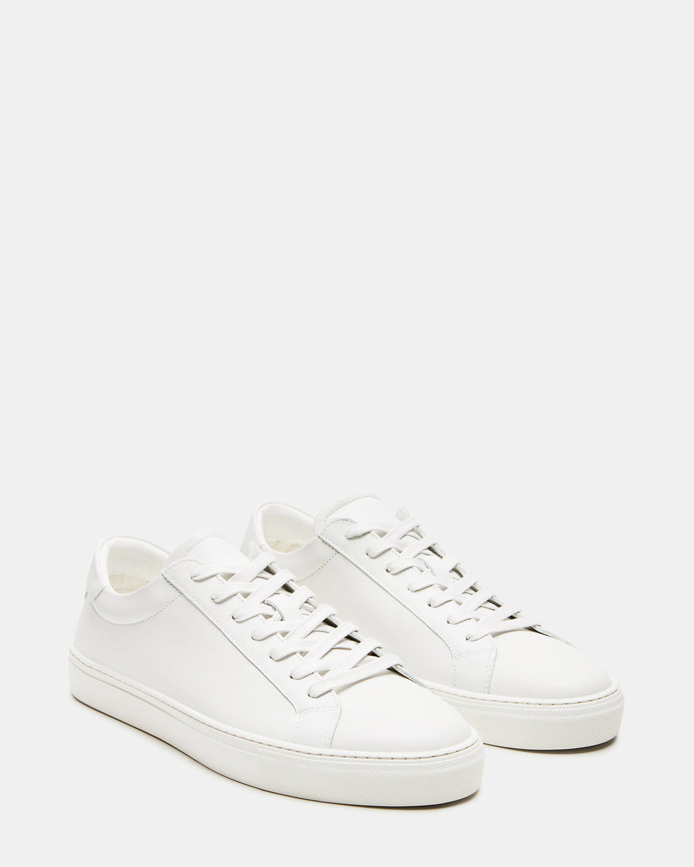 BONDD White Leather Low-Top Men's Sneaker | Steve Madden US