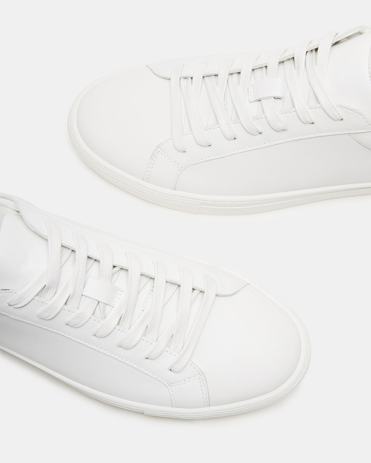 BONDD White Leather Low-Top Men's Sneaker | Steve Madden US