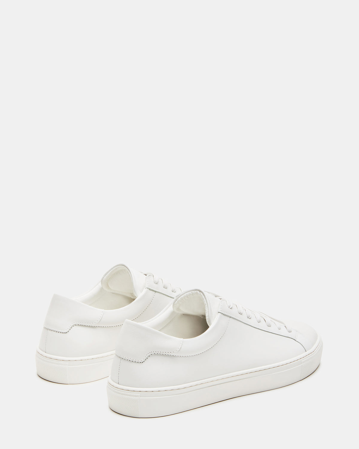 BONDD White Leather Low-Top Men's Sneaker | Steve Madden US